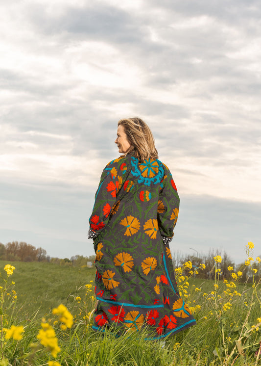 Katoenen Vest Lang - Bloom