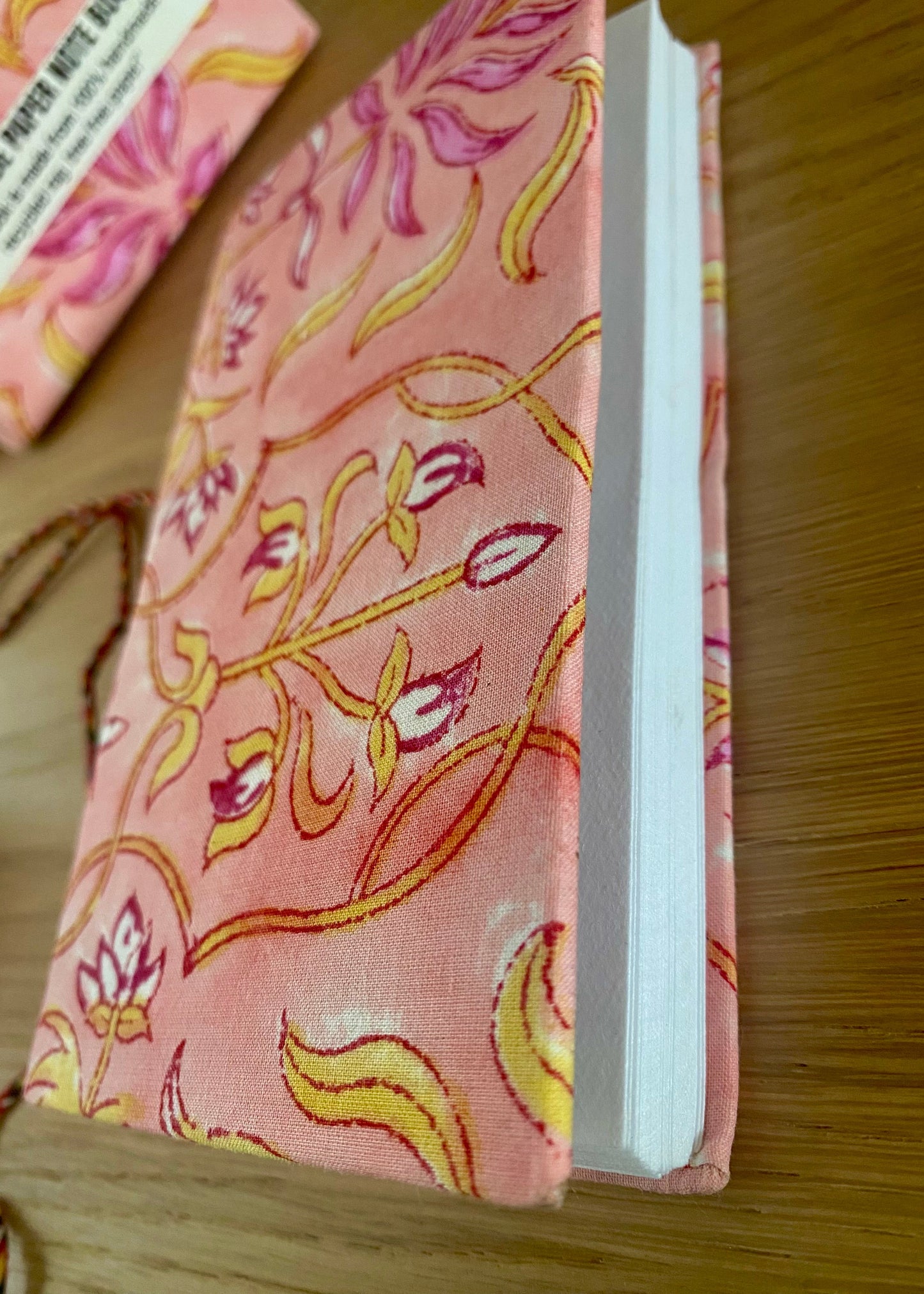 Note book set botanical pink