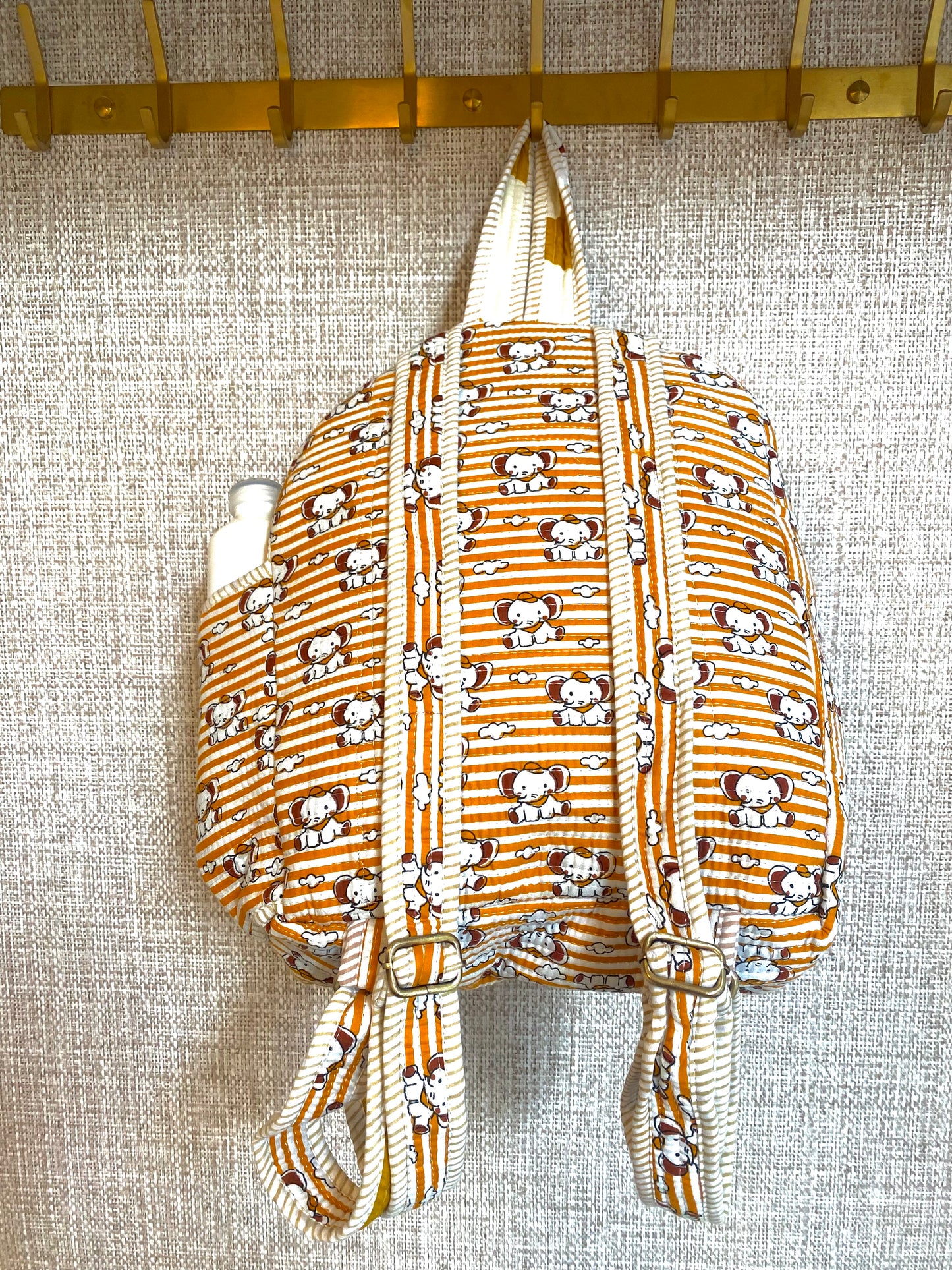 Yellow elephant schoolbag for kids