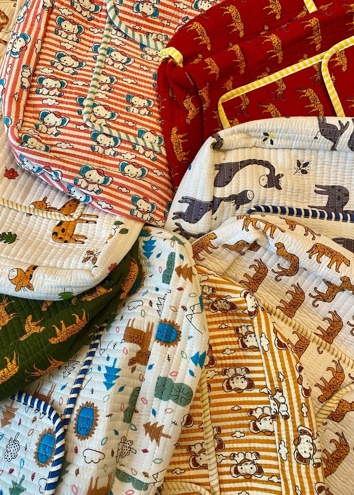 Stoere schooltas basisschool rode tijger - Tantuva Atelier