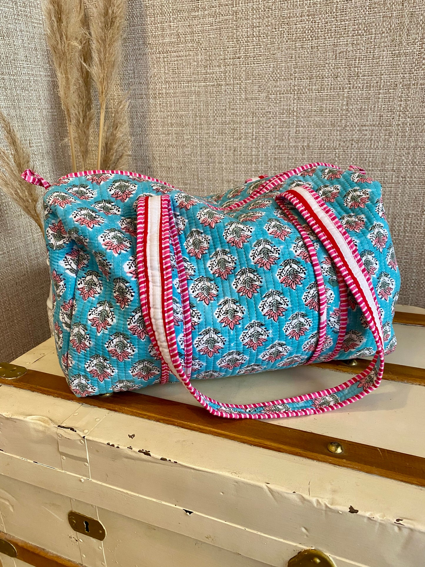 Botanical duffle bag