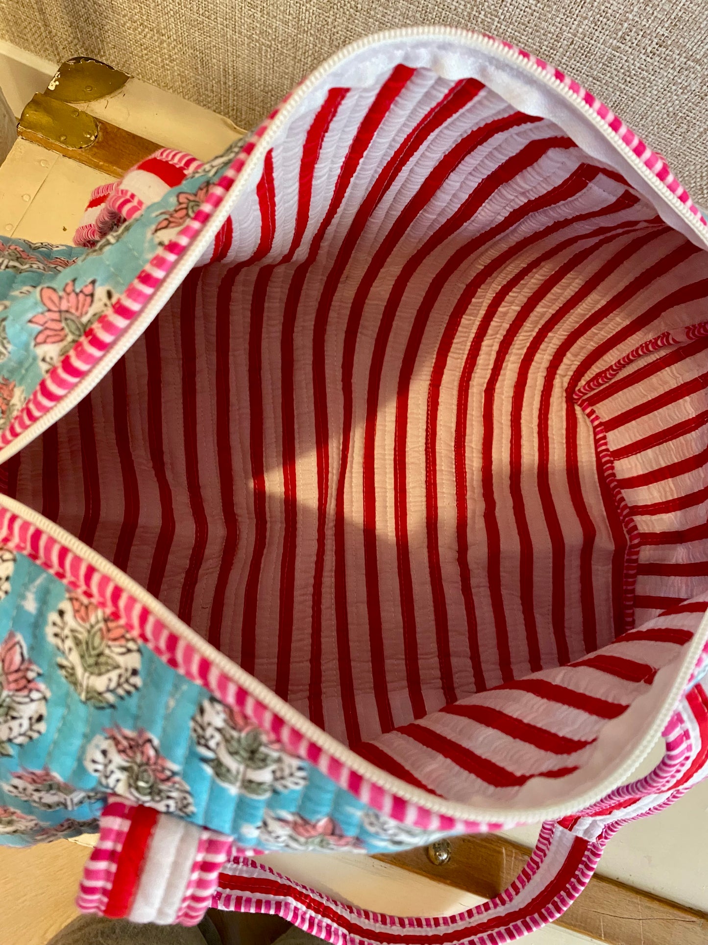 Botanical duffle bag