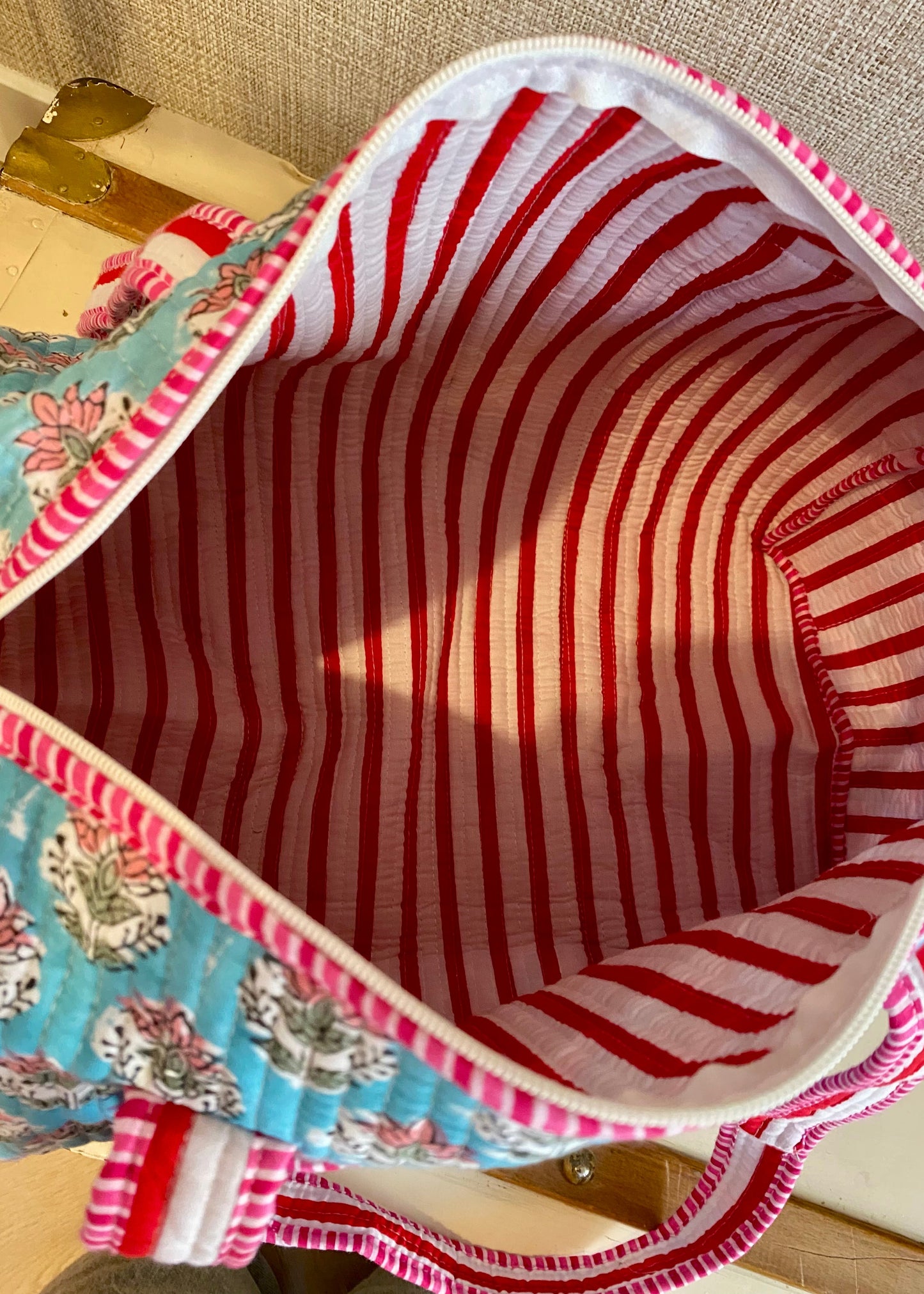 Botanical duffle bag