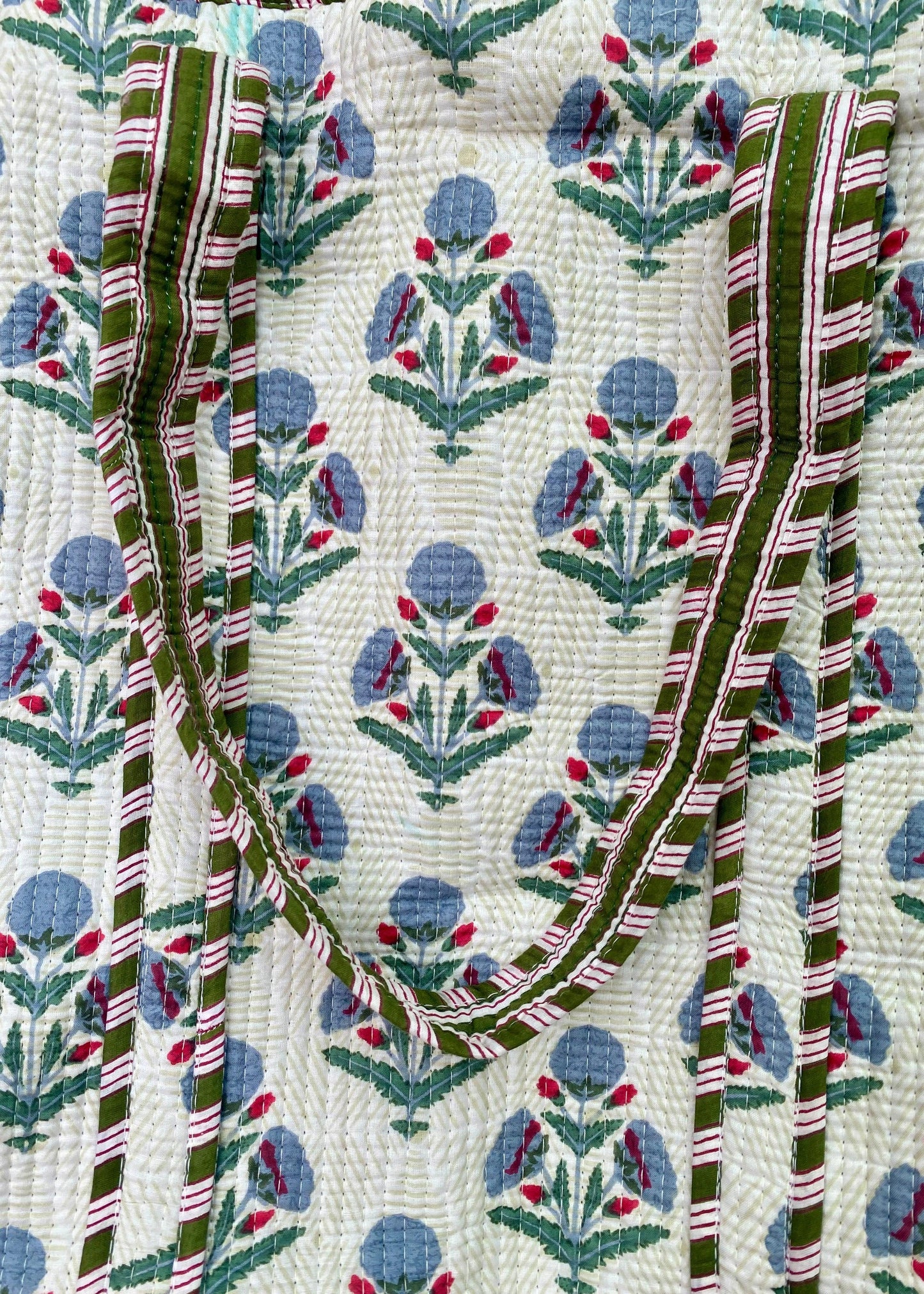 Botanical Bliss Tote Bag outer pattern