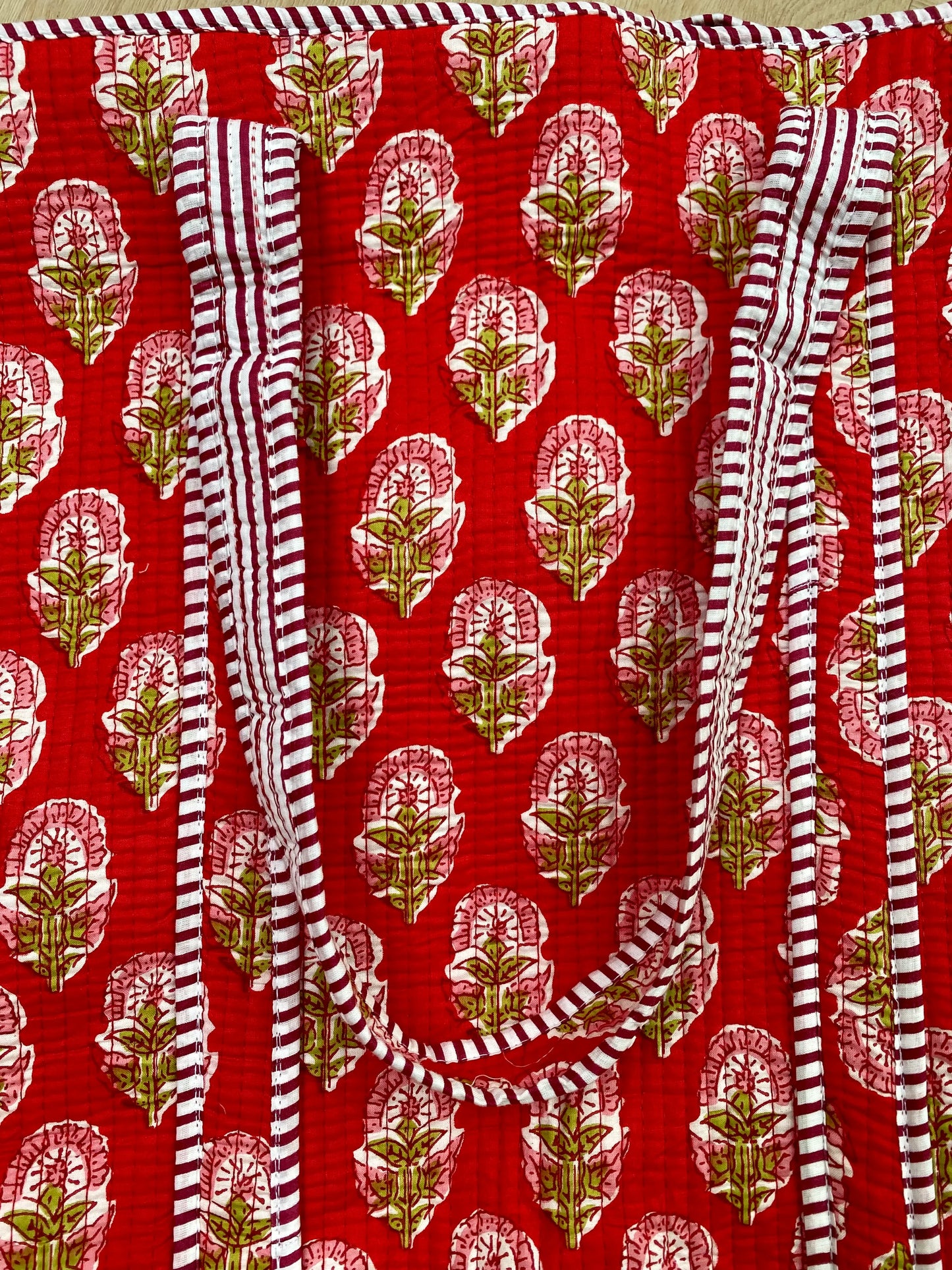 Red Peony Tote Bag - Tantuva Atelier