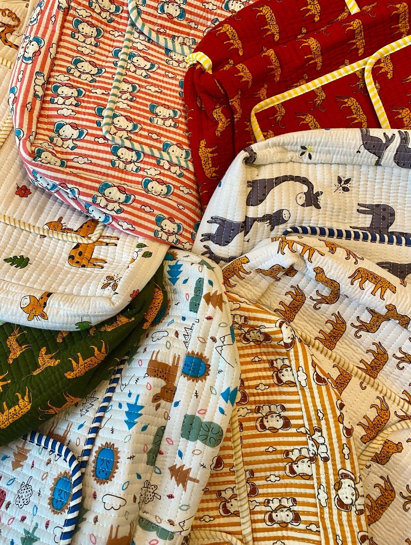 Rugtas basisschool met bos en vos - Tantuva Atelier