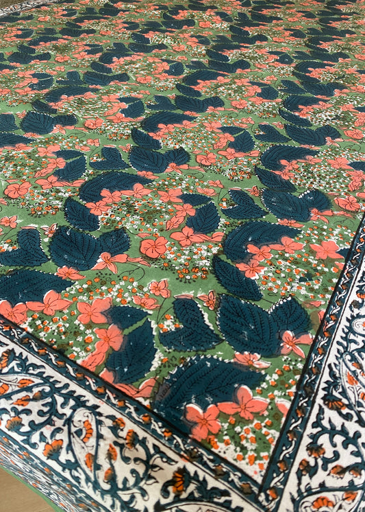 Tafellinnen 100% Katoen Floral Glow 240x160 cm - Tantuva Atelier