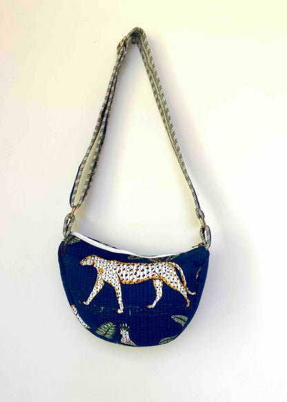 Crossbody Bag Blauw Jungle