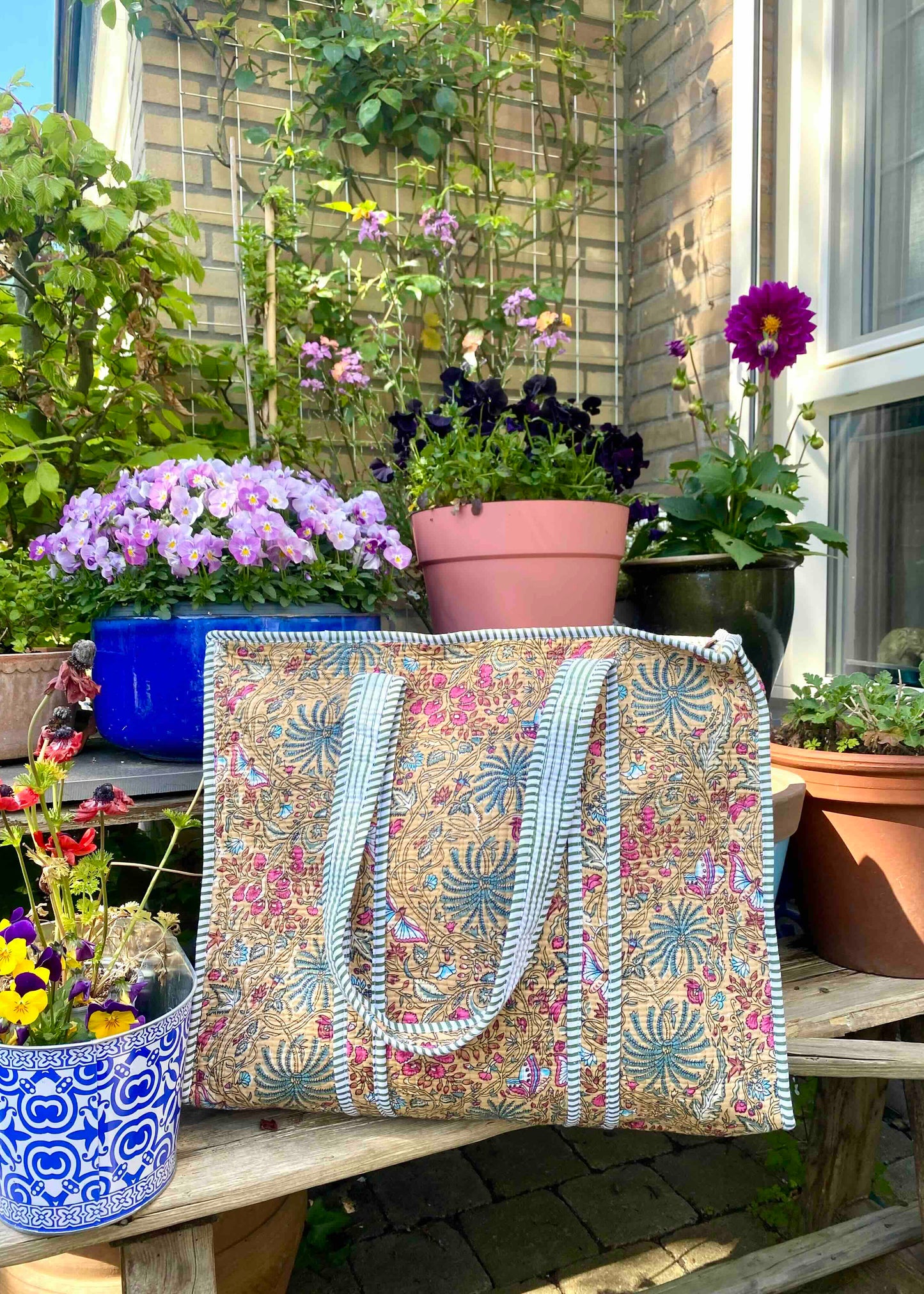 Floral Tote Bag