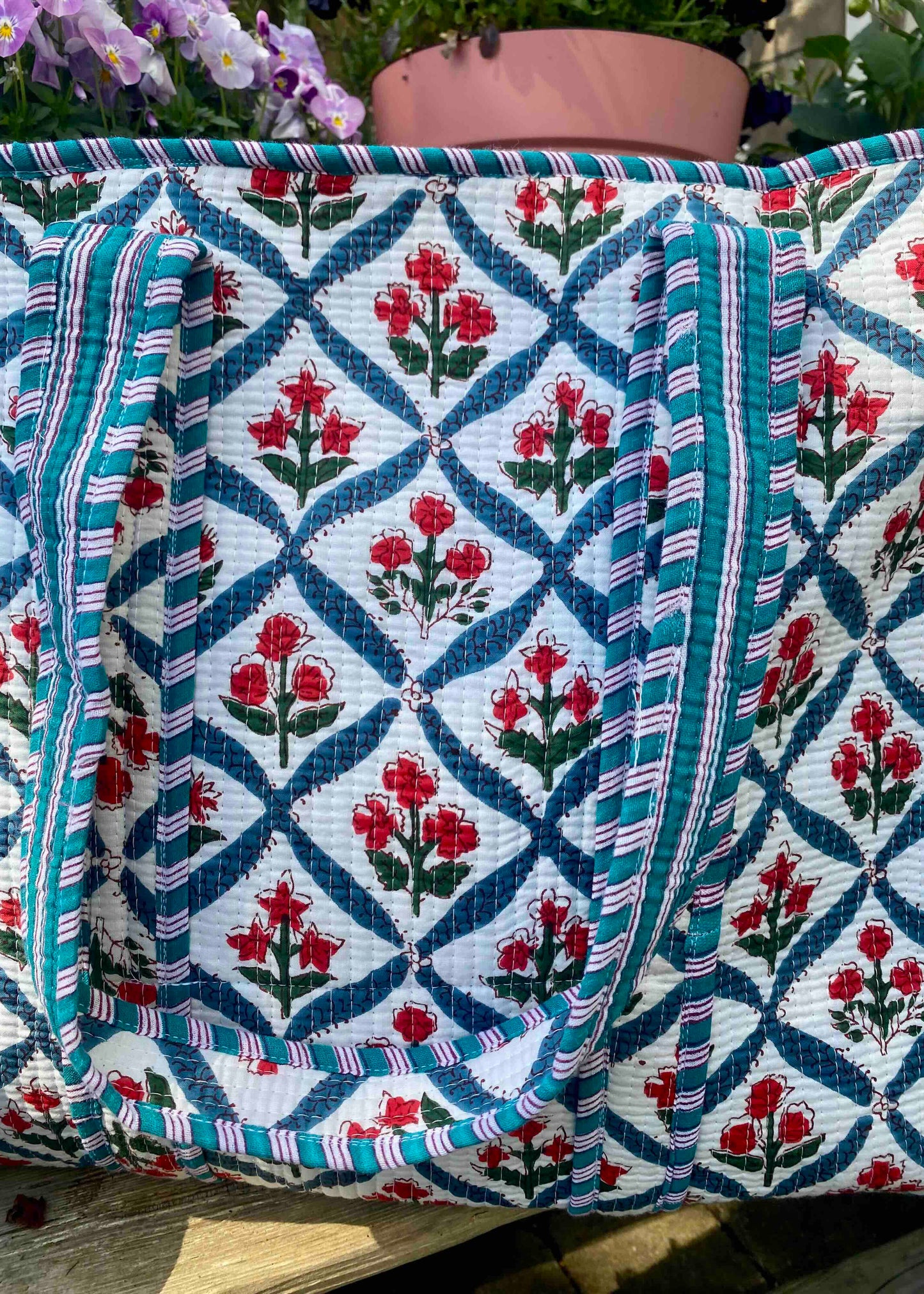 Floral Tote Bag