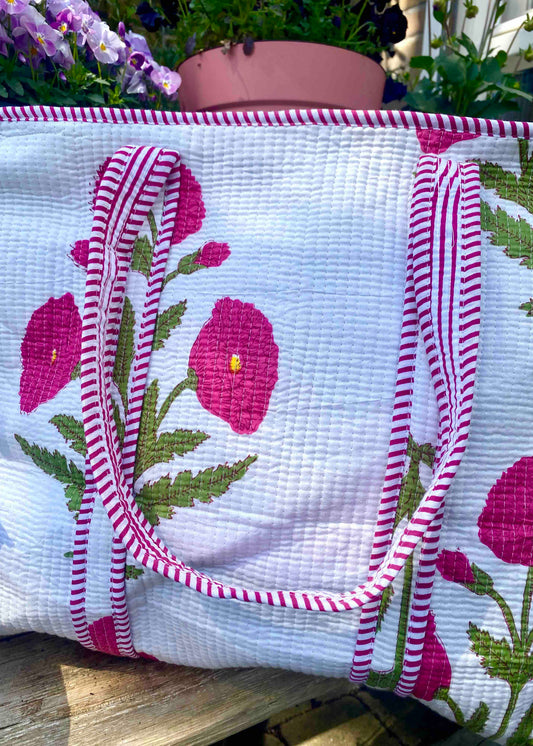 Floral Tote Bag