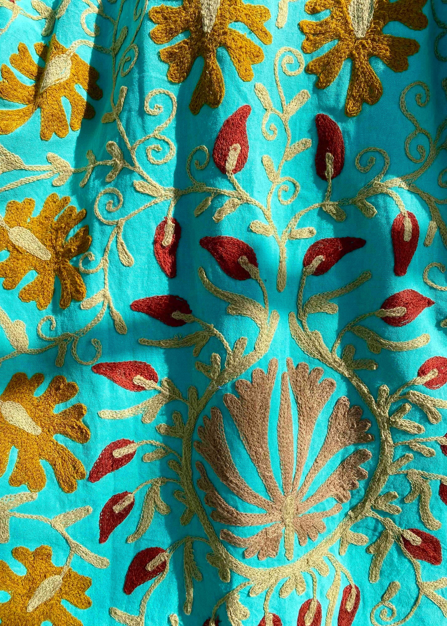Katoenen Vest Lang - Azure
