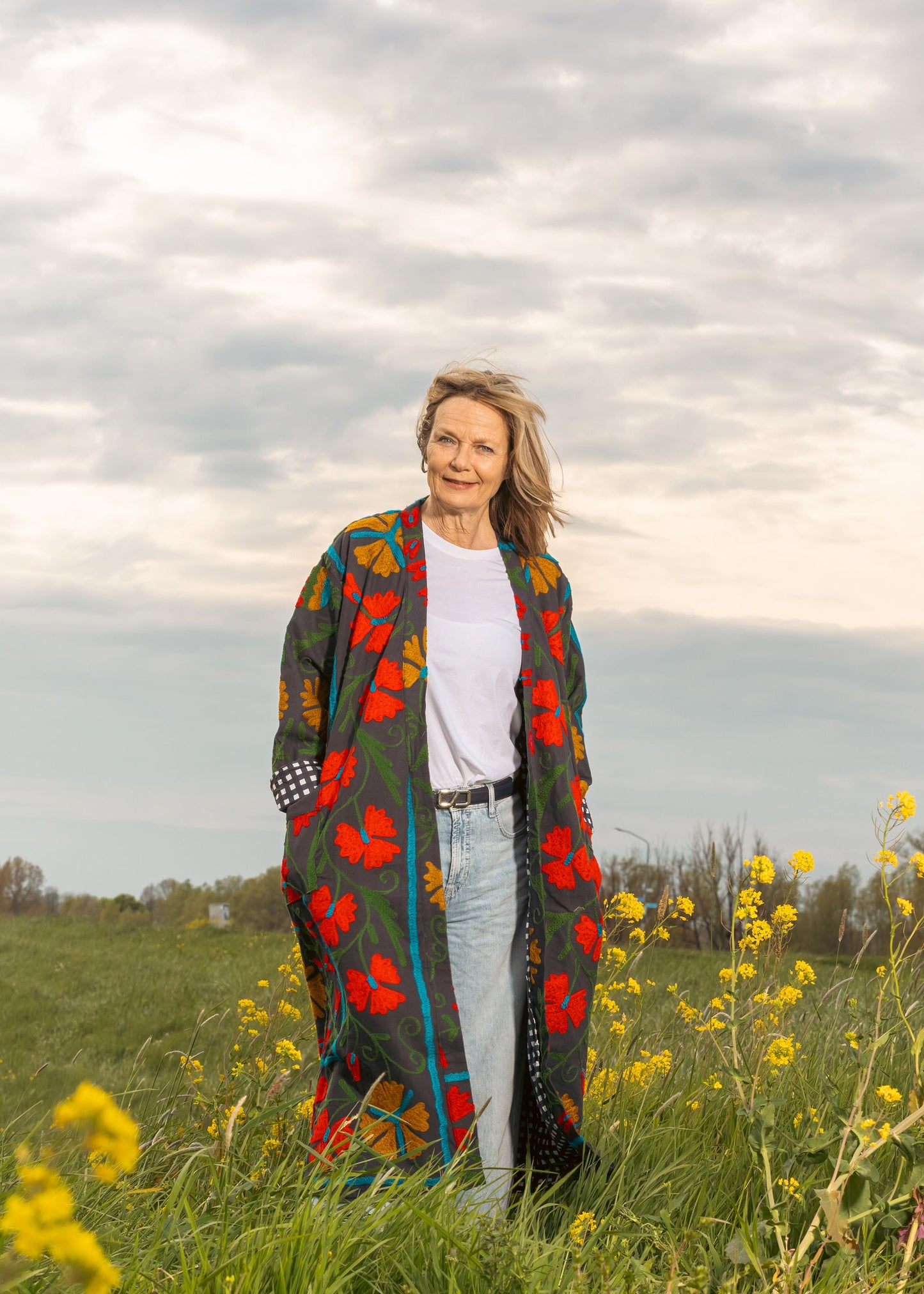 Katoenen Vest Lang - Bloom
