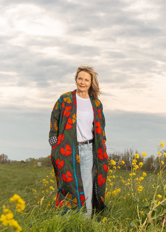Katoenen Vest Lang - Bloom