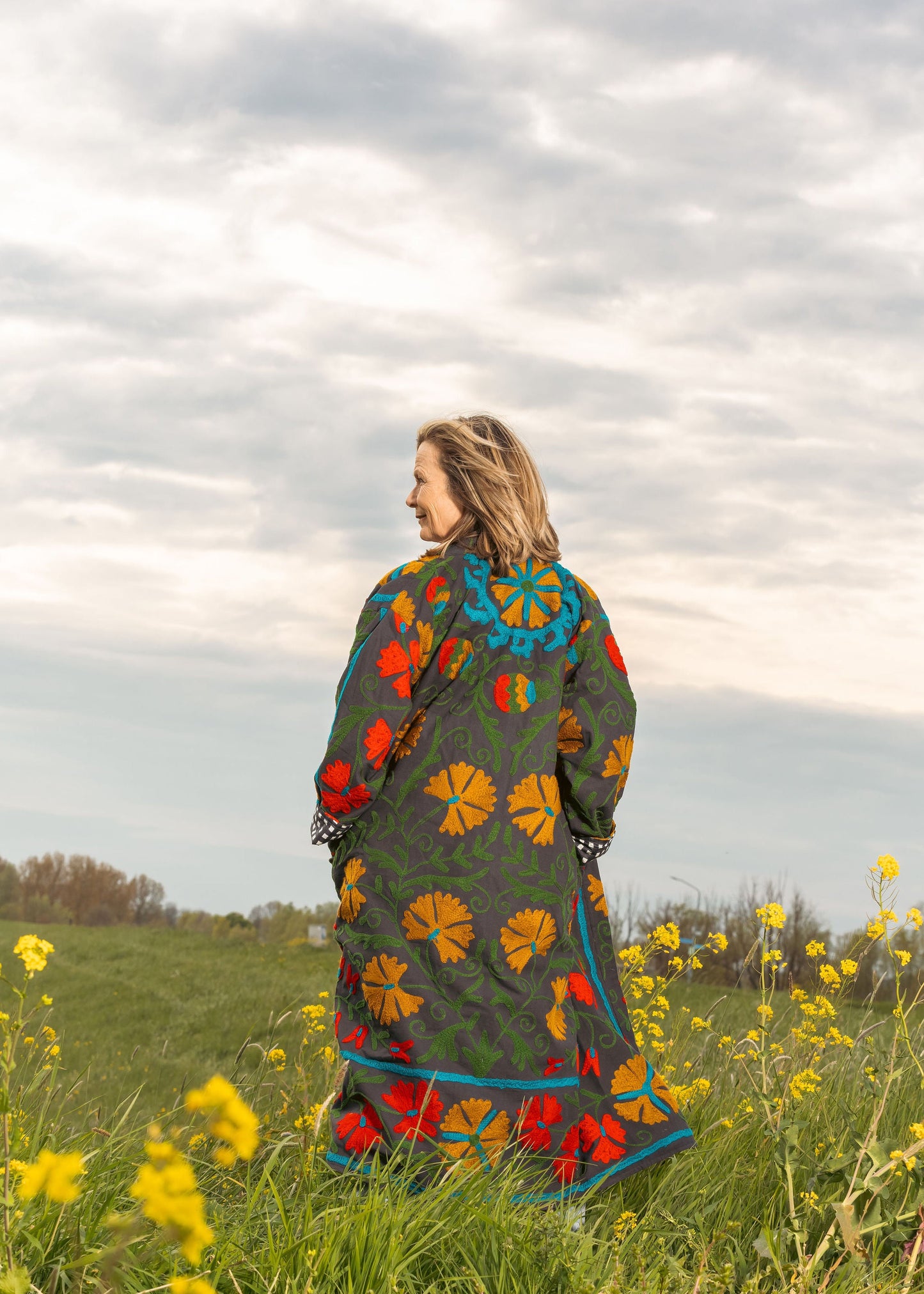 Katoenen Vest Lang - Bloom