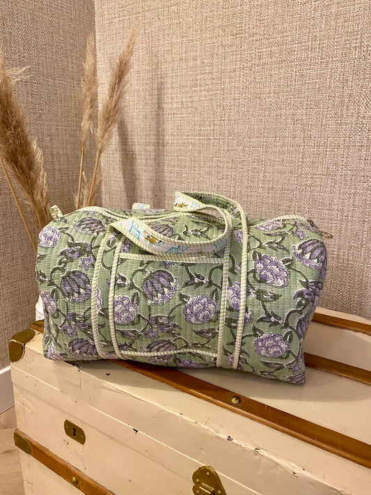 Botanical duffle bag
