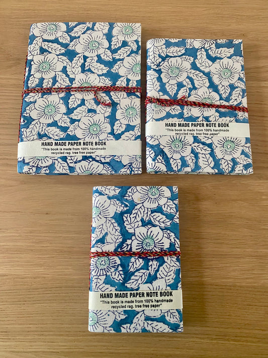 Note book Indigo flowers