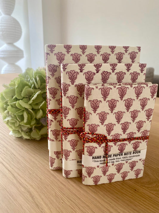 Note book set pink blush