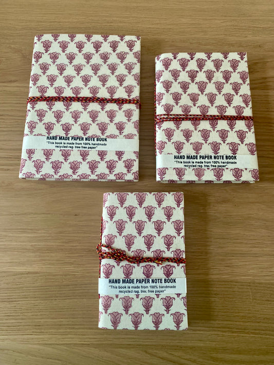 Note book set pink blush