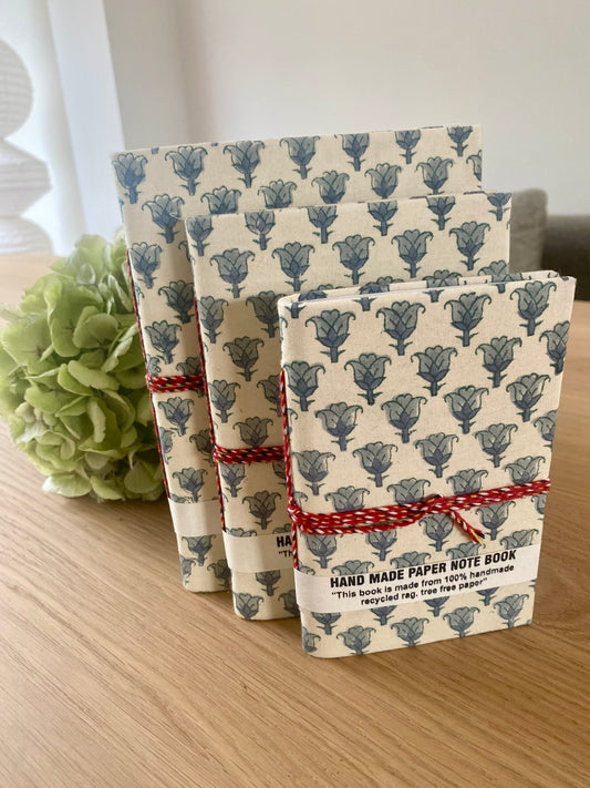 Note book set blue blush