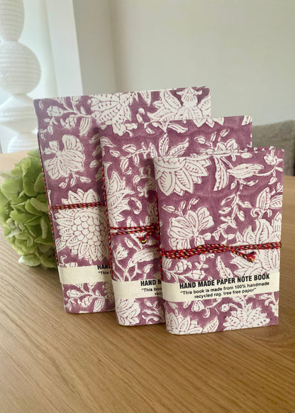 Note book set purple chique