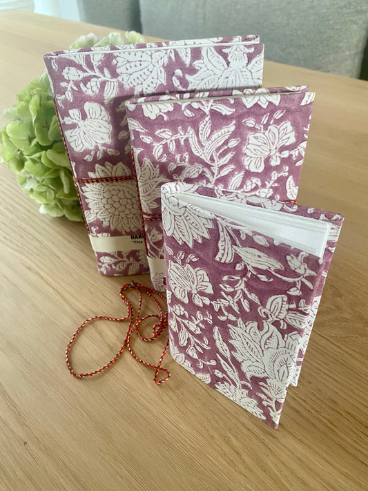 Note book set purple chique