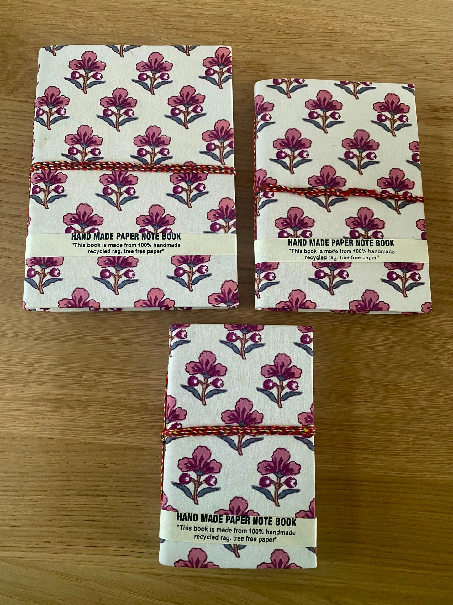 Note book set pink lady