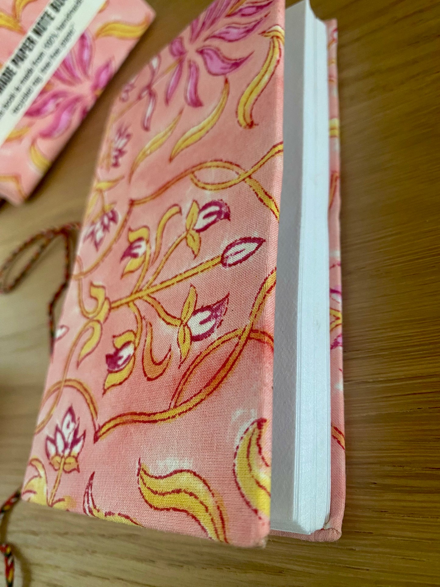 Note book set botanical pink