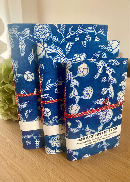 Note book set botanical indigo