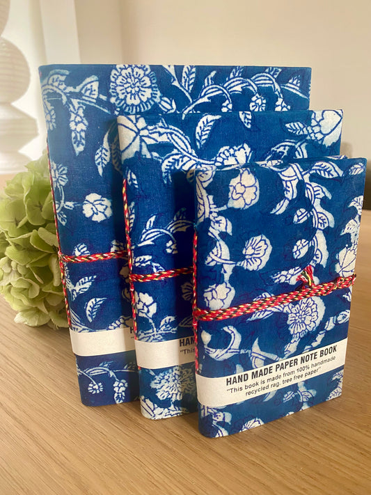 Note book set botanical indigo