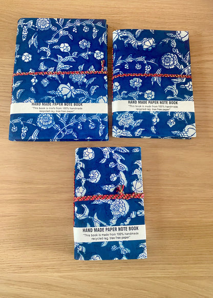 Note book set botanical indigo