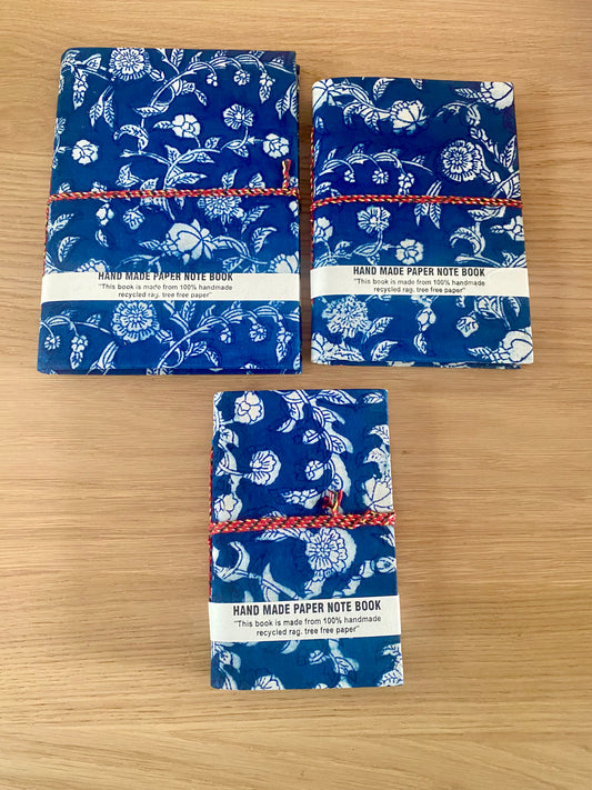 Note book set botanical indigo
