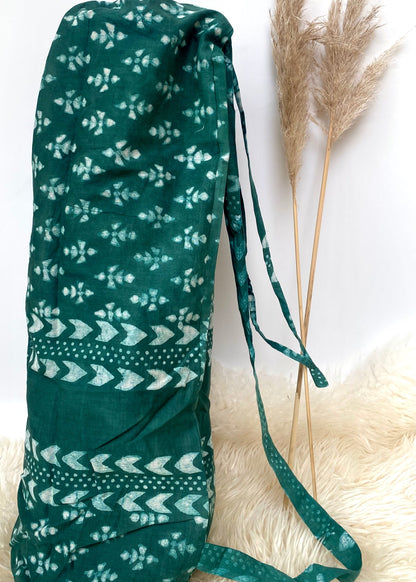 Yogatas donkergroen natural