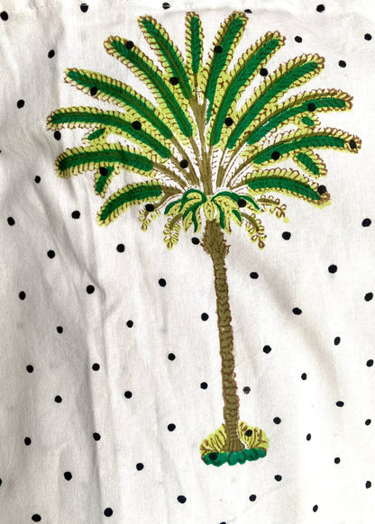 Yogatas palmboom groen natural