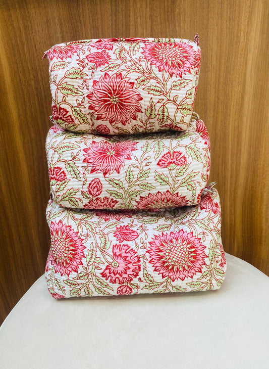 Bright Flower Toiletry Bag