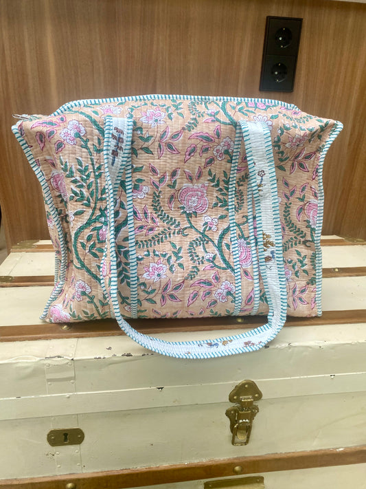 Tote bag soft peach