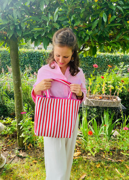 Handgemaakte handtas botanical