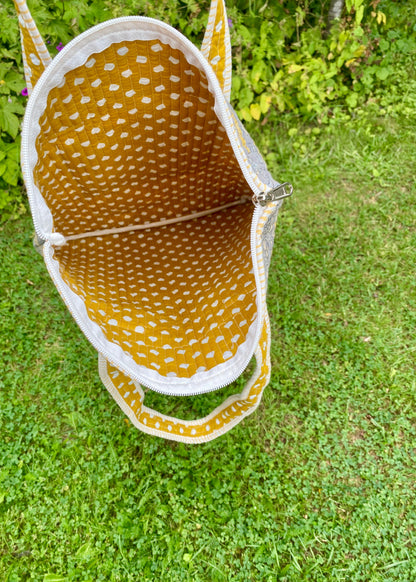 Laptoptas yellow flower