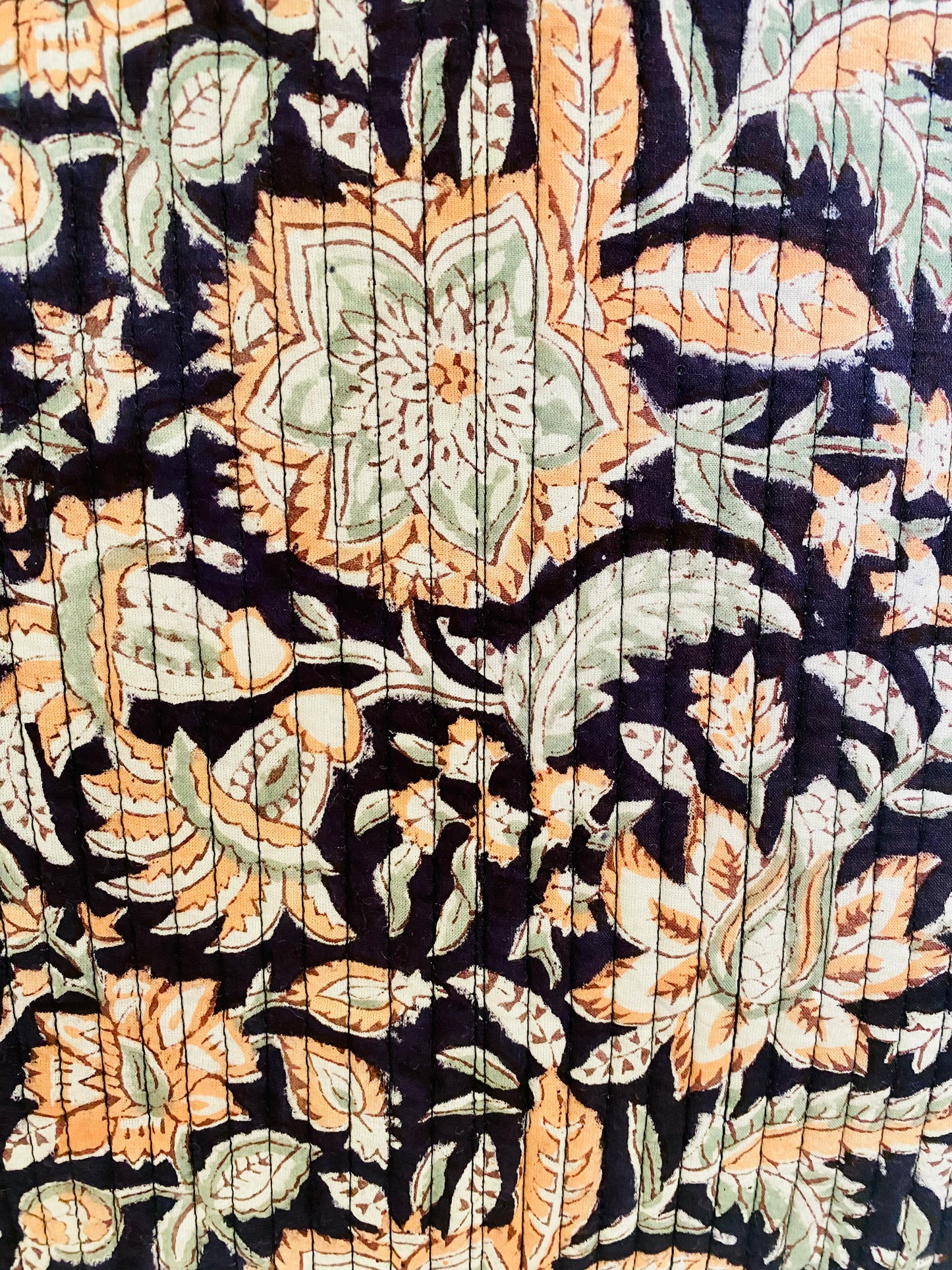Laptoptas black floral
