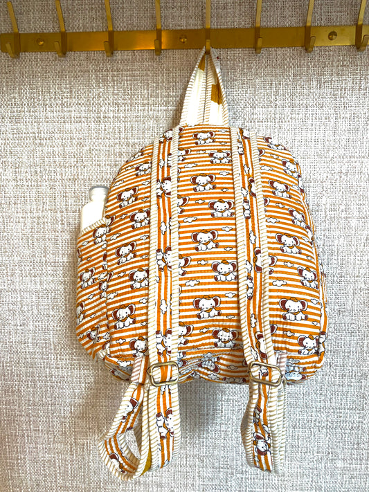 Yellow elephant schoolbag for kids