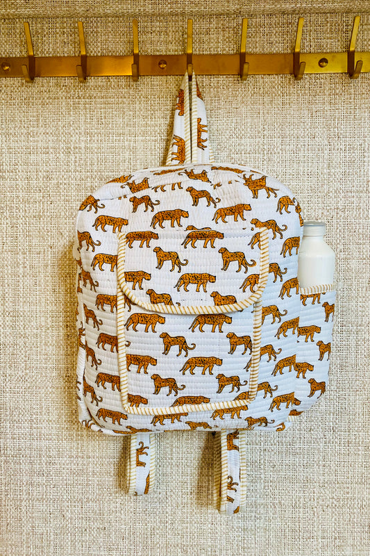 White tiger schoolbag for kids