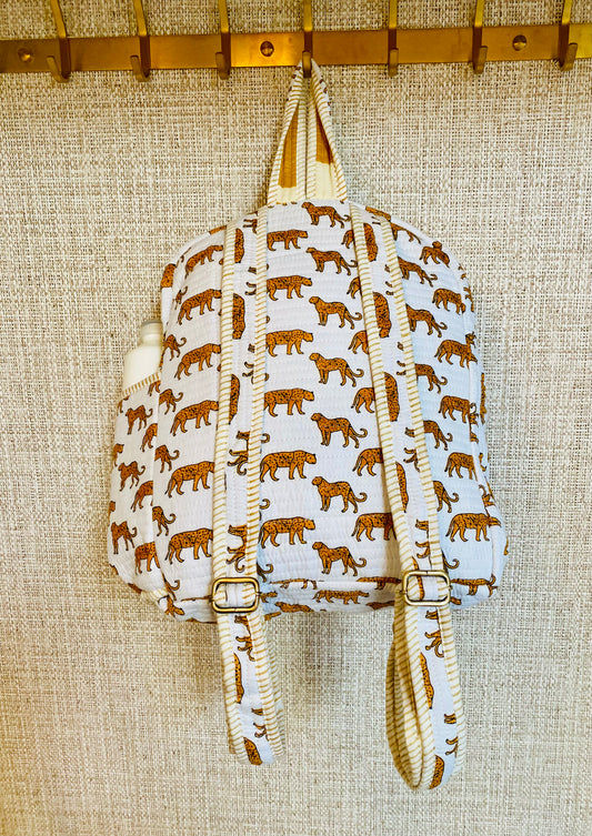 White tiger schoolbag for kids