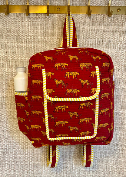 Stoere schooltas basisschool rode tijger