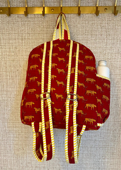 Stoere schooltas basisschool rode tijger