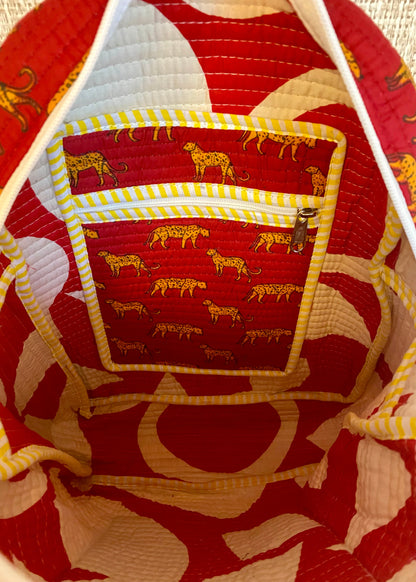 Stoere schooltas basisschool rode tijger