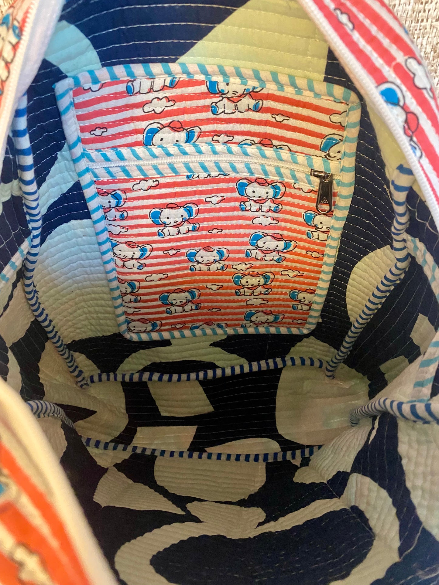 Pink elephant schoolbag for kids