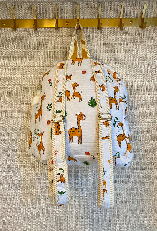 Cute giraf schoolbag for kids