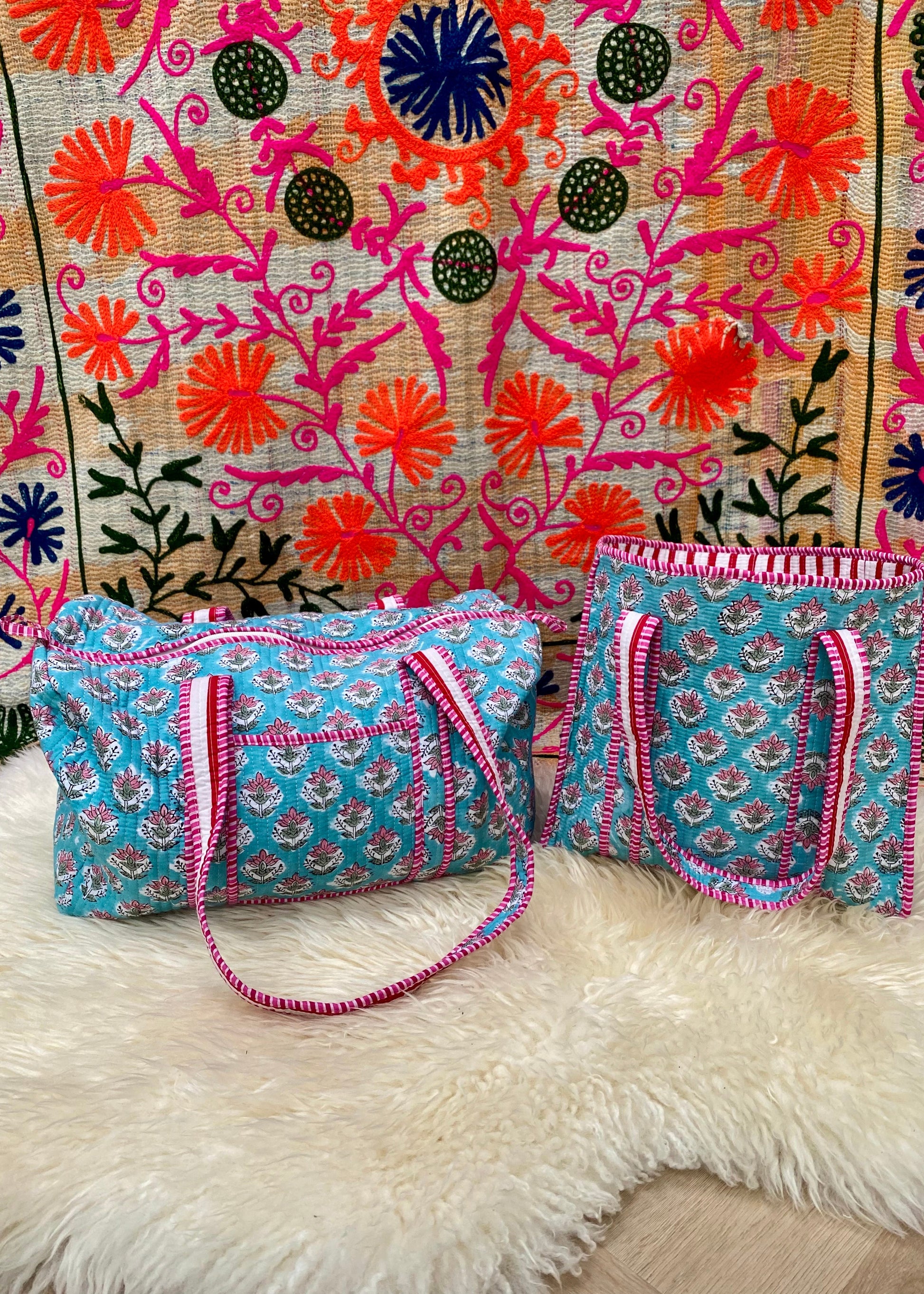 Set weekendtas en handtas - Tantuva Atelier