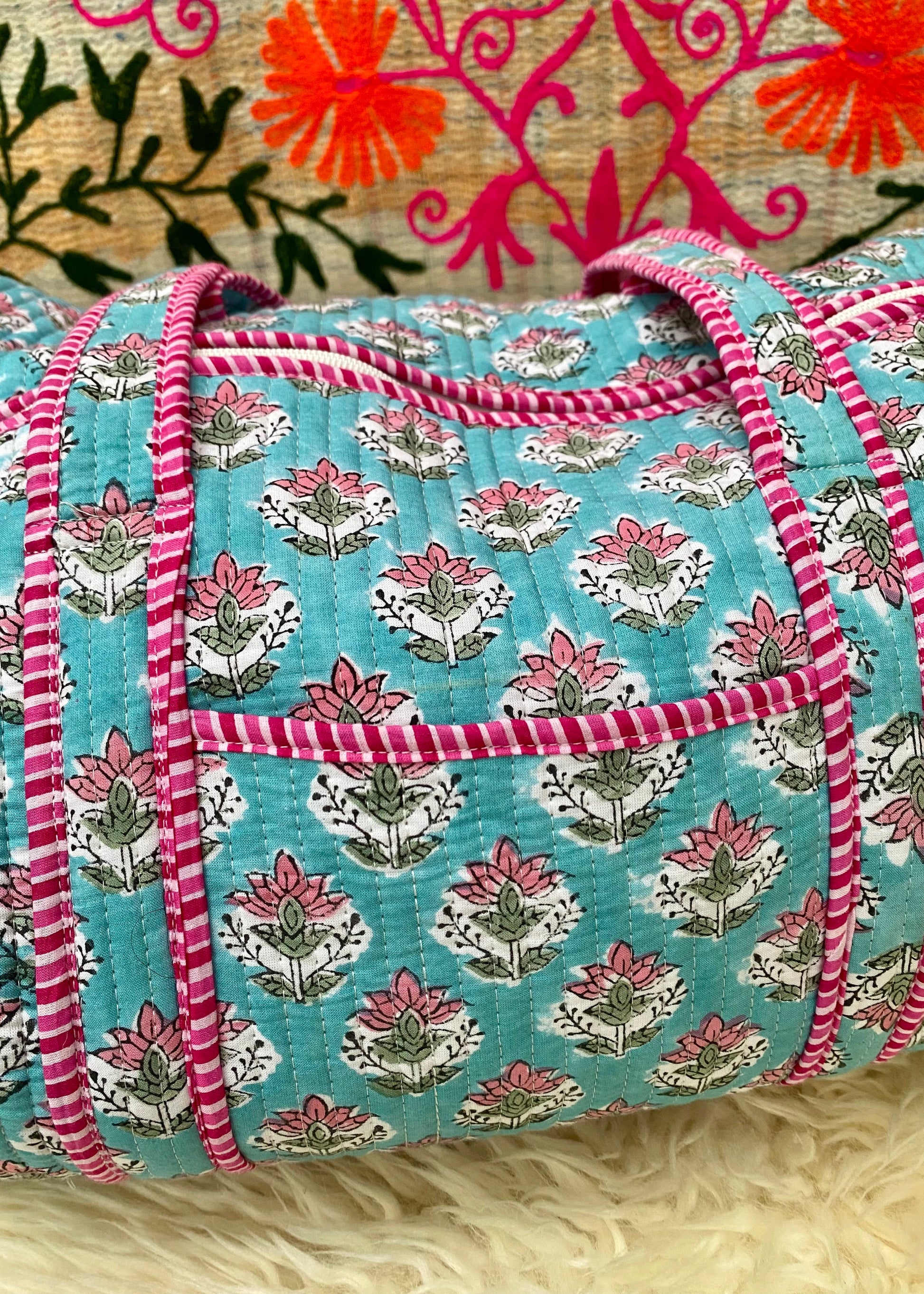 Set weekendtas en handtas - Tantuva Atelier