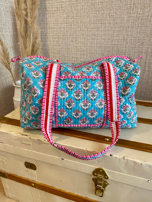 Botanical duffle bag